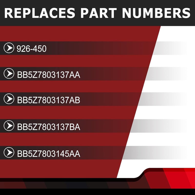 FEXON طقم تزيين عمود الزجاج الأمامي الخارجي والداخلي الجانبي الأيسر متوافق مع فورد إكسبلورر 2011 2012 2013 2014 2015 2016 2017 2018 2019 يستبدل 926-450 (يسار 2 قطعة، أسود لامع) - Image 3